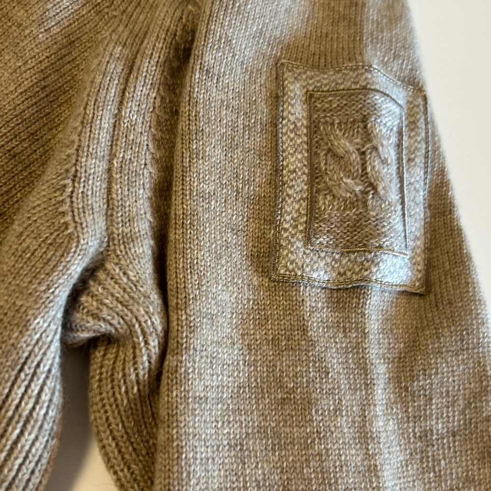 Dickey Freeman Cashmere Cardigan, Tan, Zip, Pockets, Gorgous!, Men’s Sz XL - Picture 10 of 16